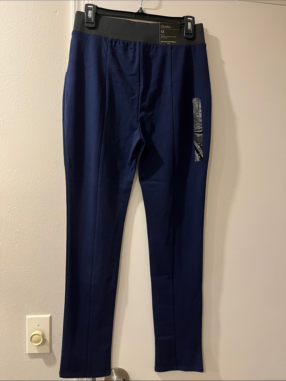 Banana Republic Navy Slim Legging Pants with Elastic Waistband